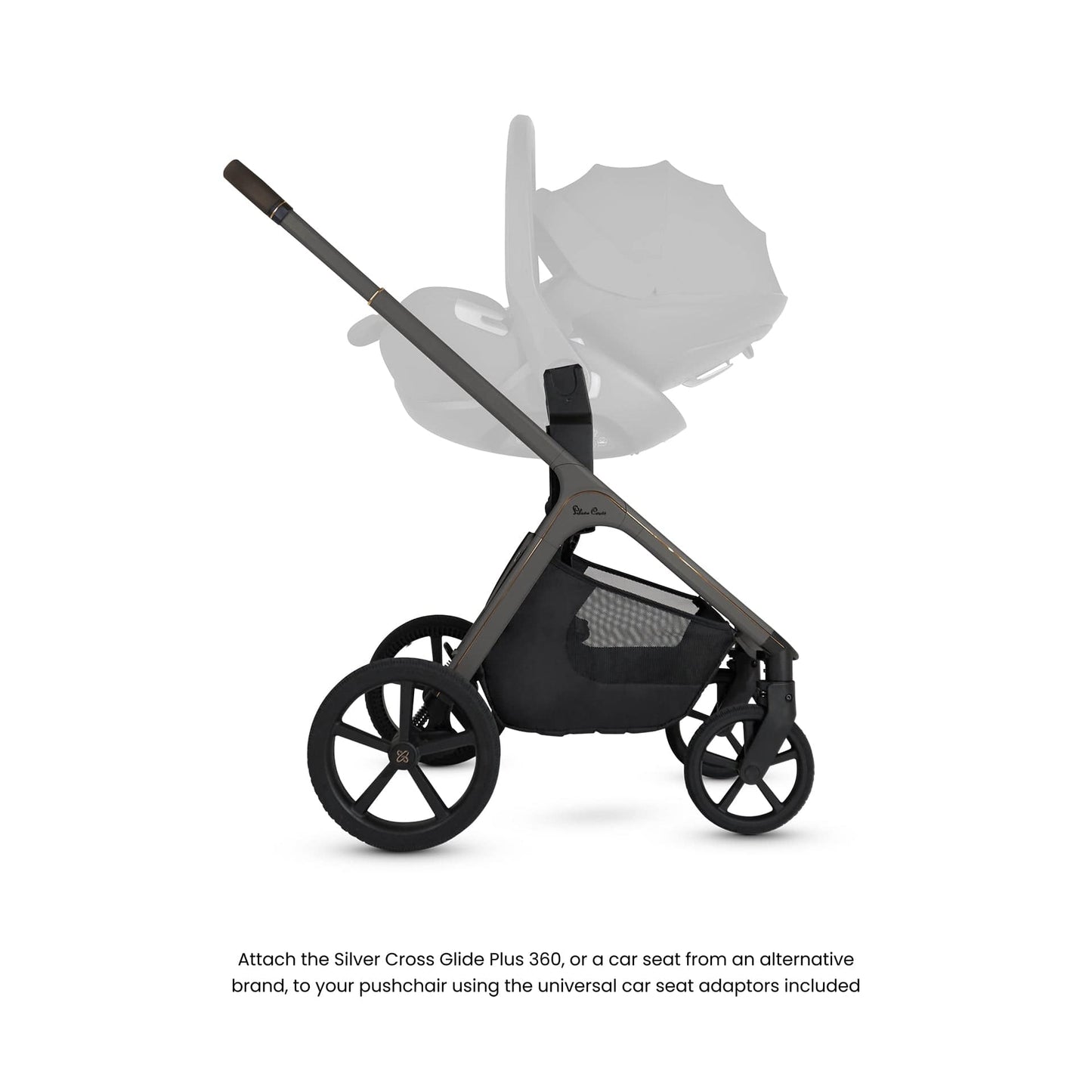 Silver Cross Cove (Cloud T Plus) Travel System - Pewter/Mirage Grey