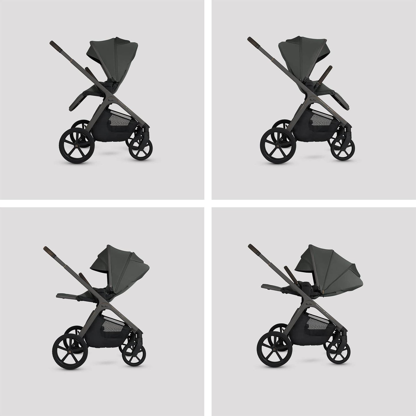 Silver Cross Cove (Cloud T Plus) Travel System - Pewter/Mirage Grey