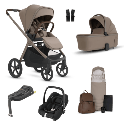 Silver Cross Cove 2 (Cabriofix i-Size) Travel System - Champagne