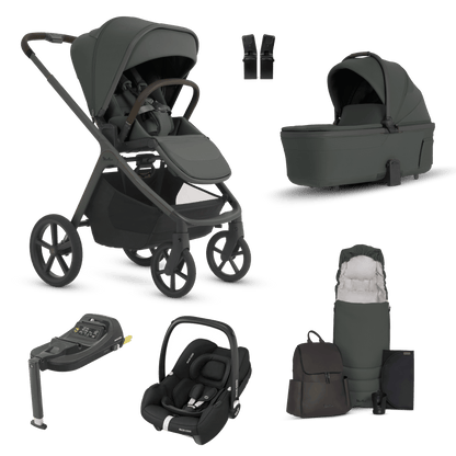 Silver Cross Cove 2 (Cabriofix i-Size) Travel System - Pewter