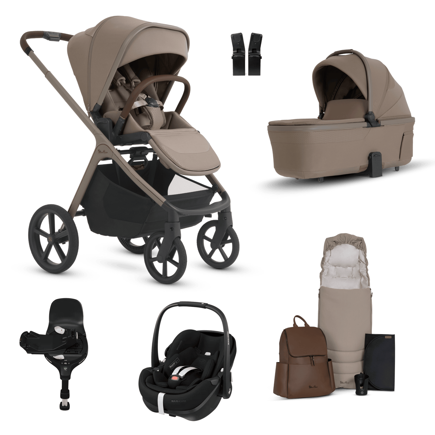 Silver Cross Cove 2 (Pebble 360 PRO2) Travel System - Champagne