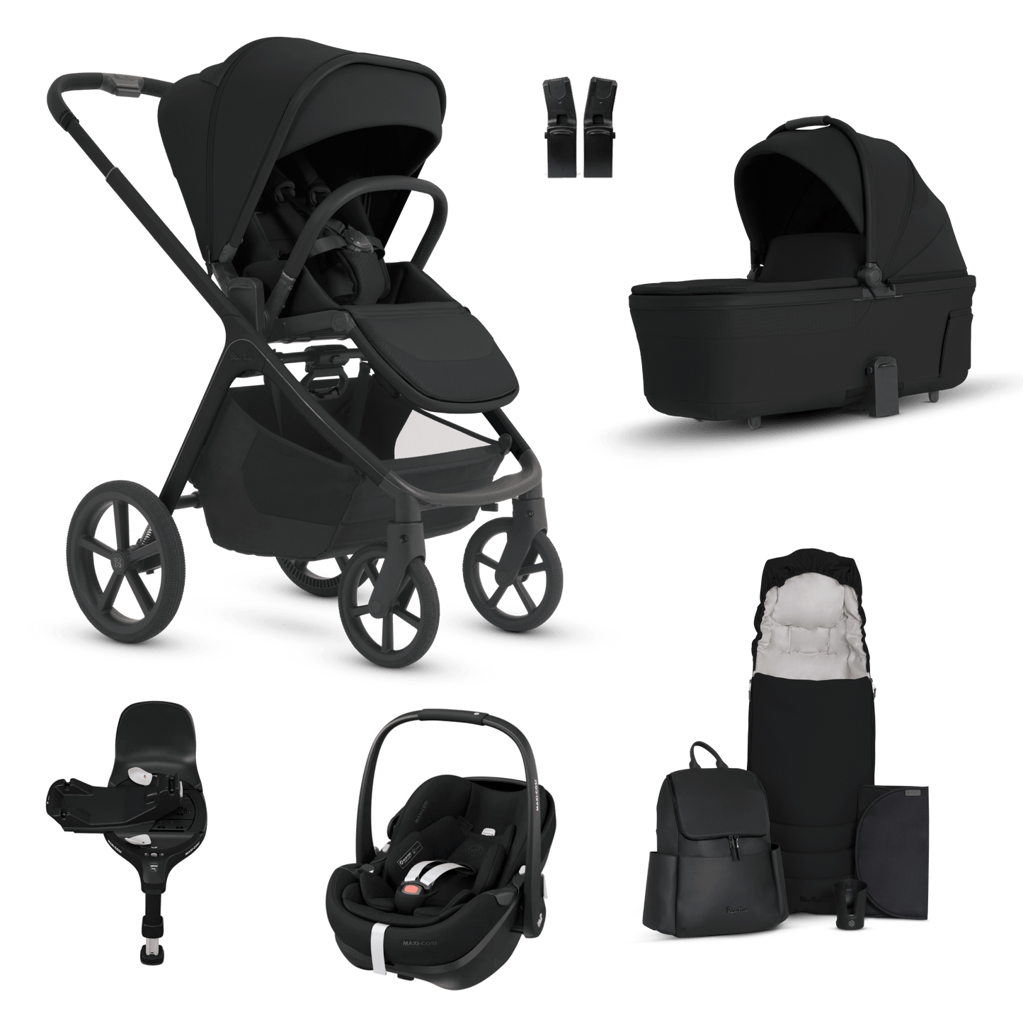 Silver Cross Cove 2 (Pebble 360 PRO2) Travel System - Onyx