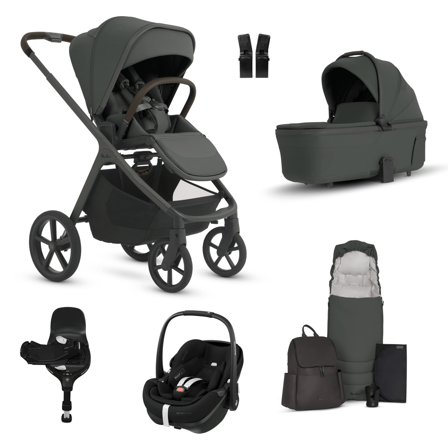 Silver Cross Cove 2 (Pebble 360 PRO2) Travel System - Pewter