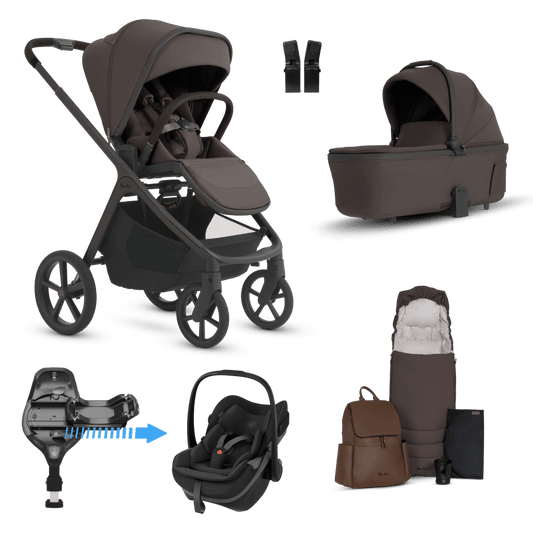 Silver Cross Cove 2 (Pebble Slide PRO) Travel System - Chocolate
