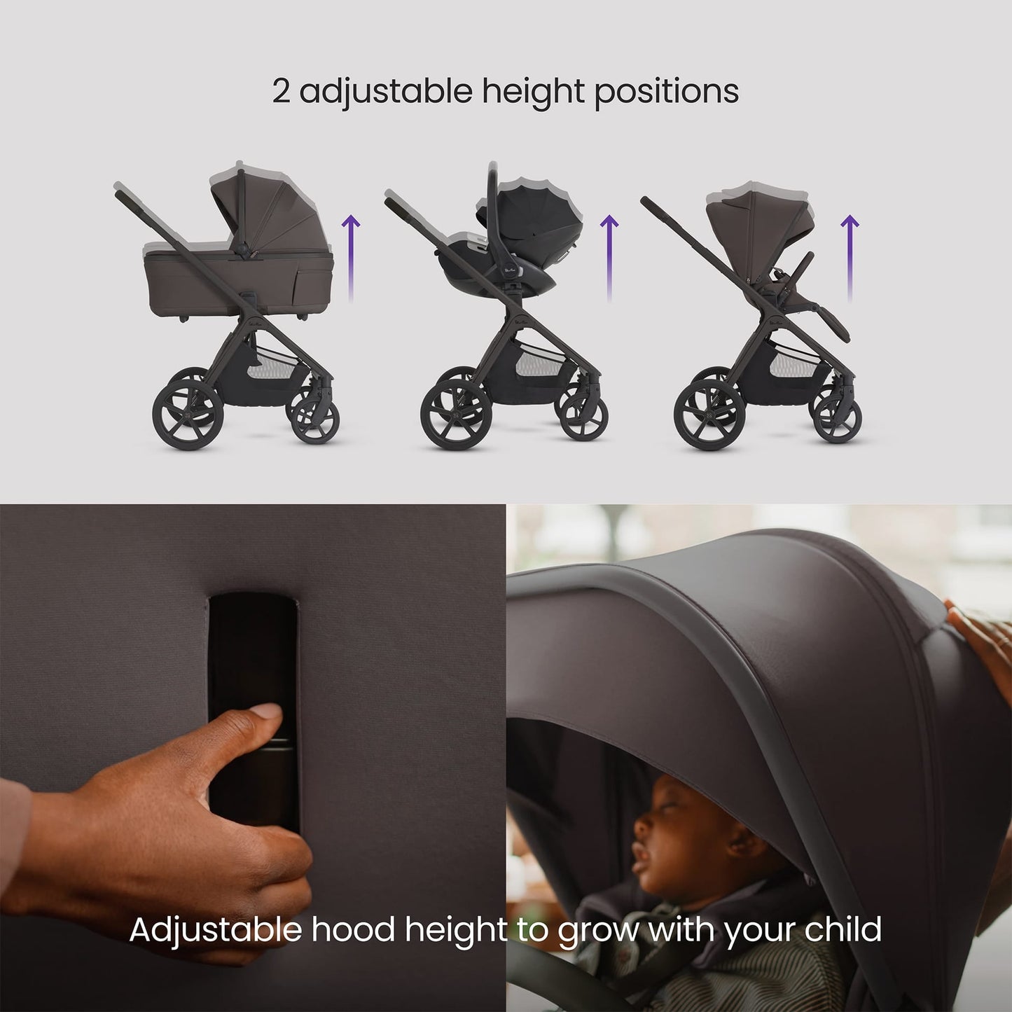 Silver Cross Cove 2 Ultimate 360 Family Travel System - Chocolate