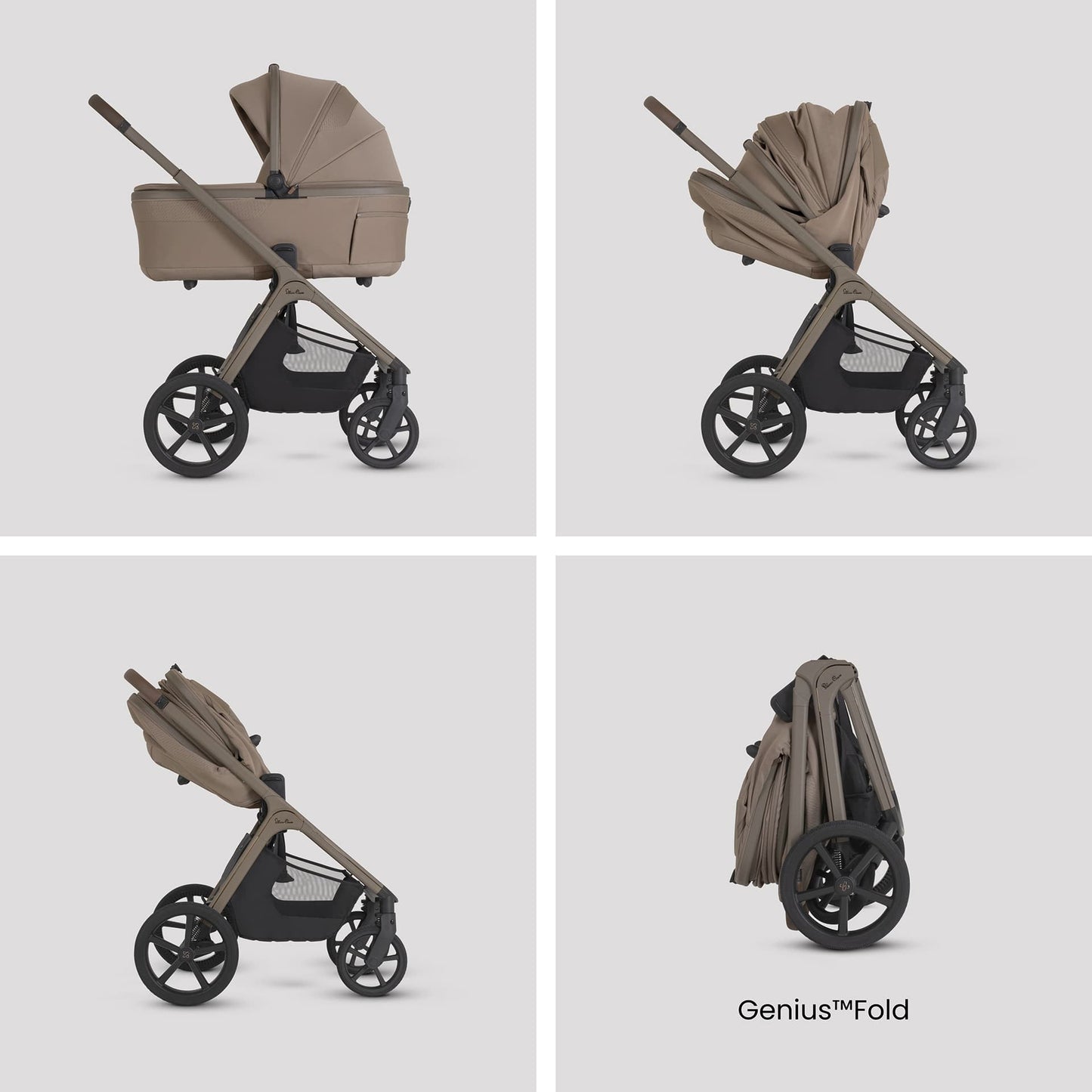 Silver Cross Cove 2 (Cloud T) Travel System - Champagne