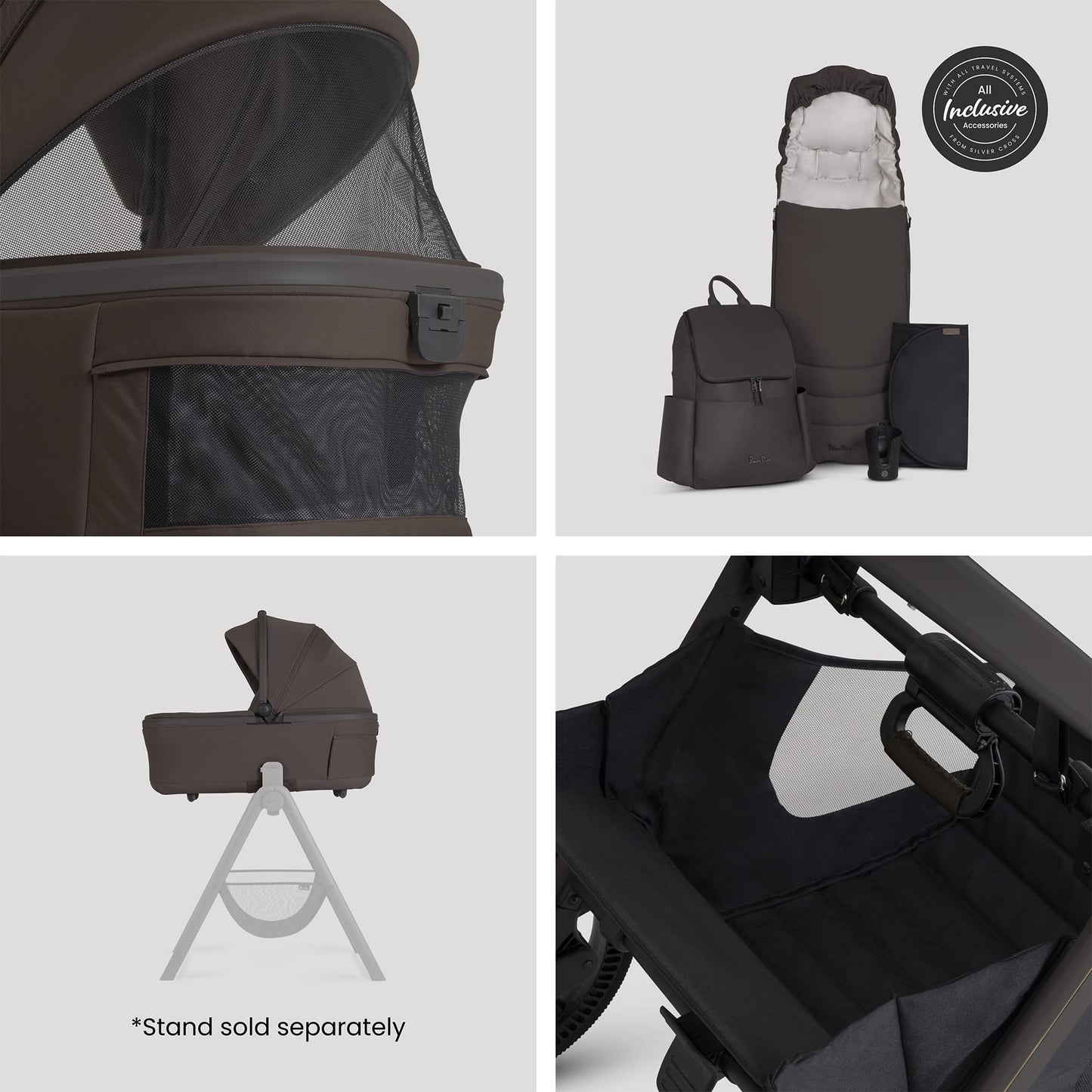 Silver Cross Cove 2 (Pebble 360 PRO2) Travel System - Chocolate
