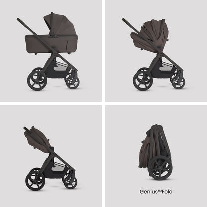 Silver Cross Cove 2 (Cloud T) Travel System - Chocolate