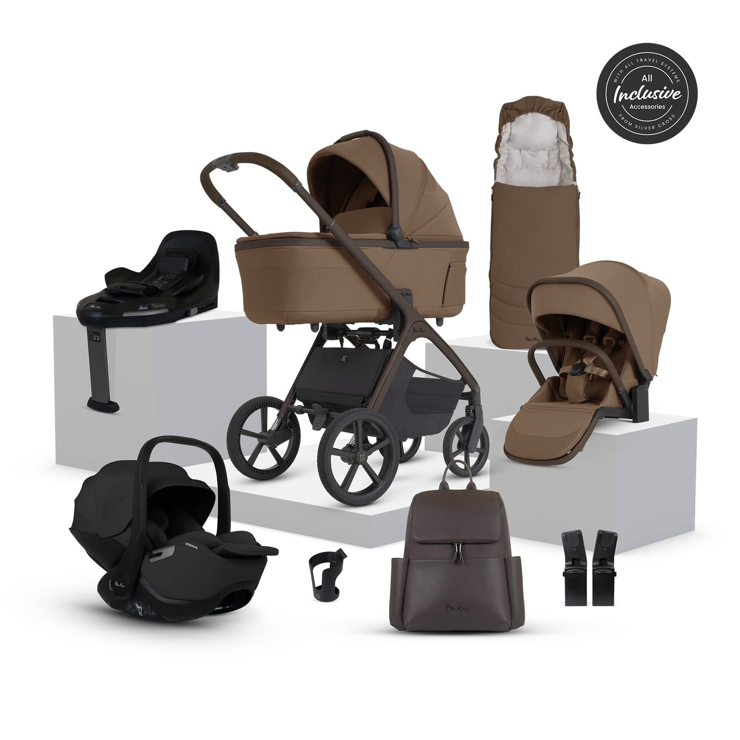 Silver Cross Cove 2 Ultimate 360 Travel System - Maple