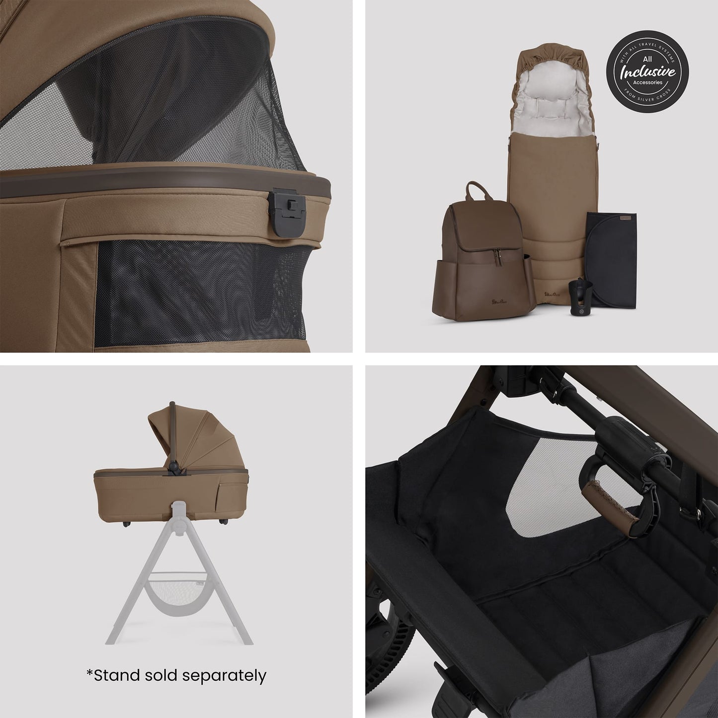 Silver Cross Cove 2 (Cabriofix i-Size) Travel System - Maple