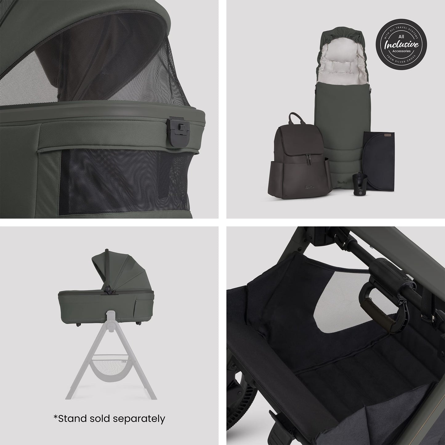 Silver Cross Cove 2 (Pebble 360 PRO2) Travel System - Pewter