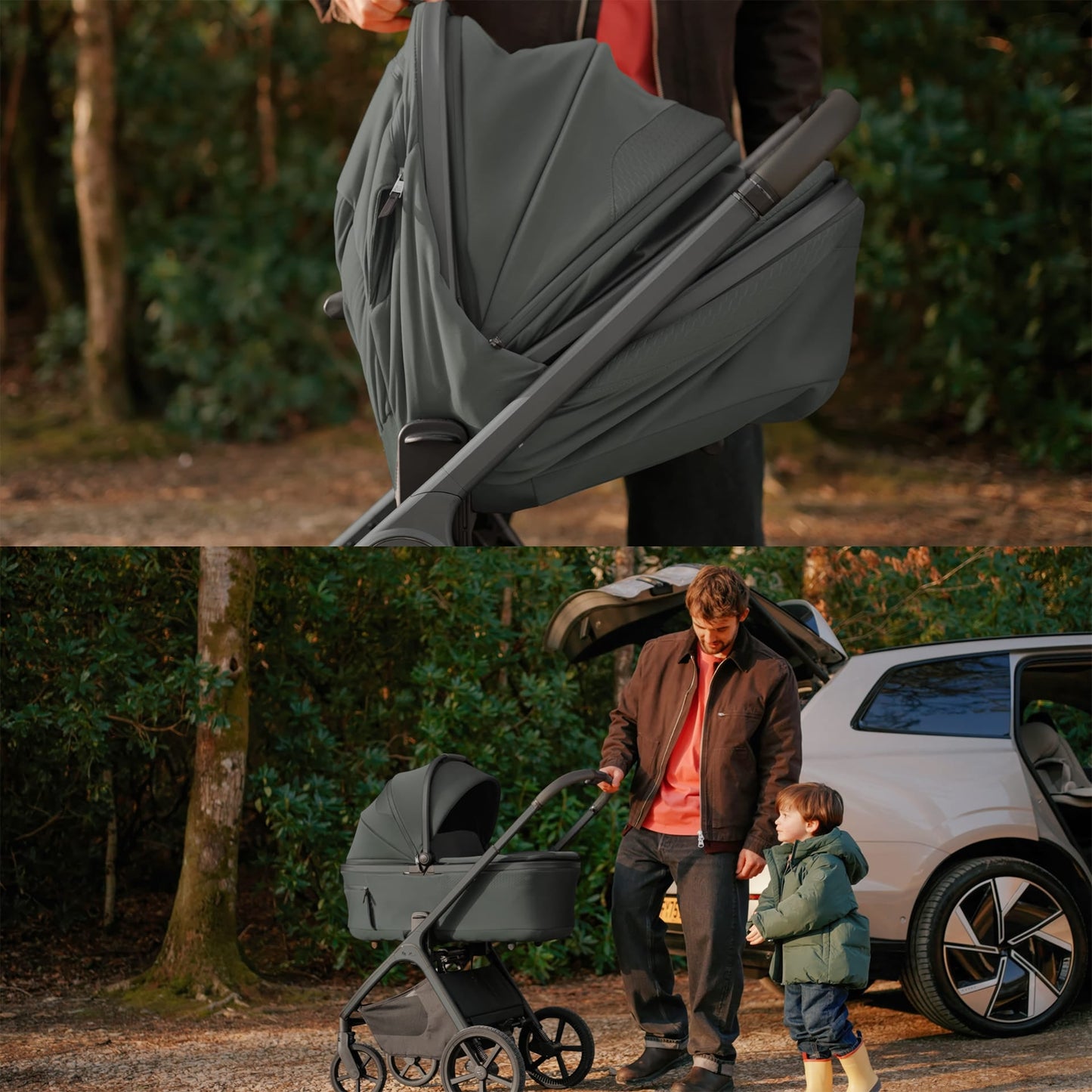 Silver Cross Cove 2 (Cabriofix i-Size) Travel System - Pewter