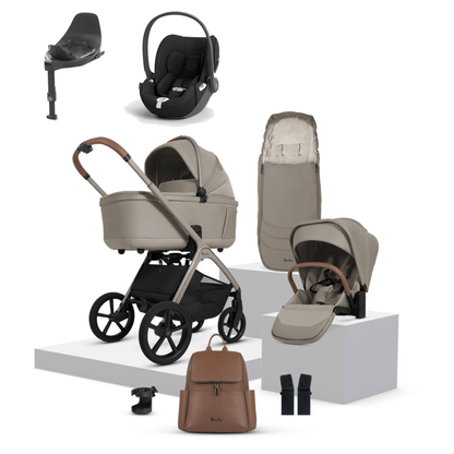 Silver Cross Cove (Cloud T) Travel System - Champagne