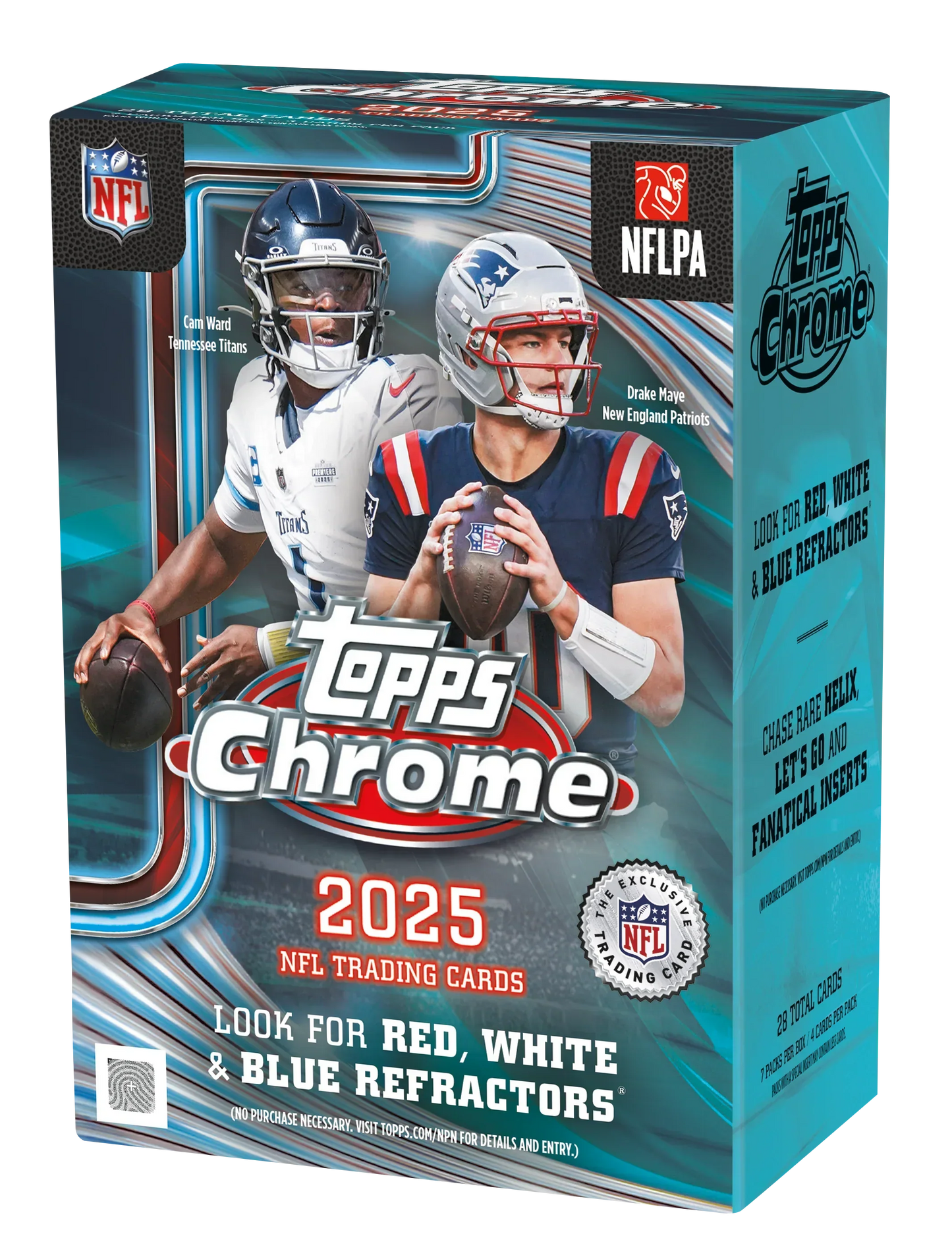2025 Topps Chrome NFL Value Box