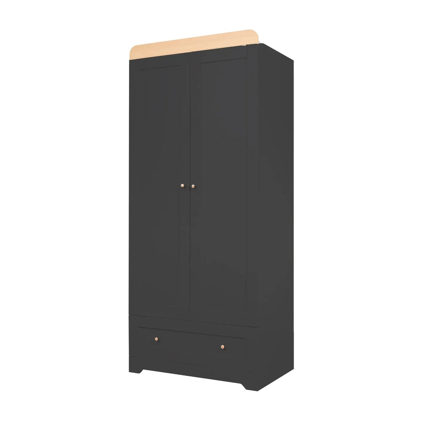 Tutti Bambini Rio 5 Piece Room Set - Honey Oak & Slate Grey