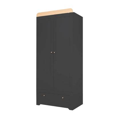 Tutti Bambini Rio 5 Piece Room Set - Honey Oak & Slate Grey