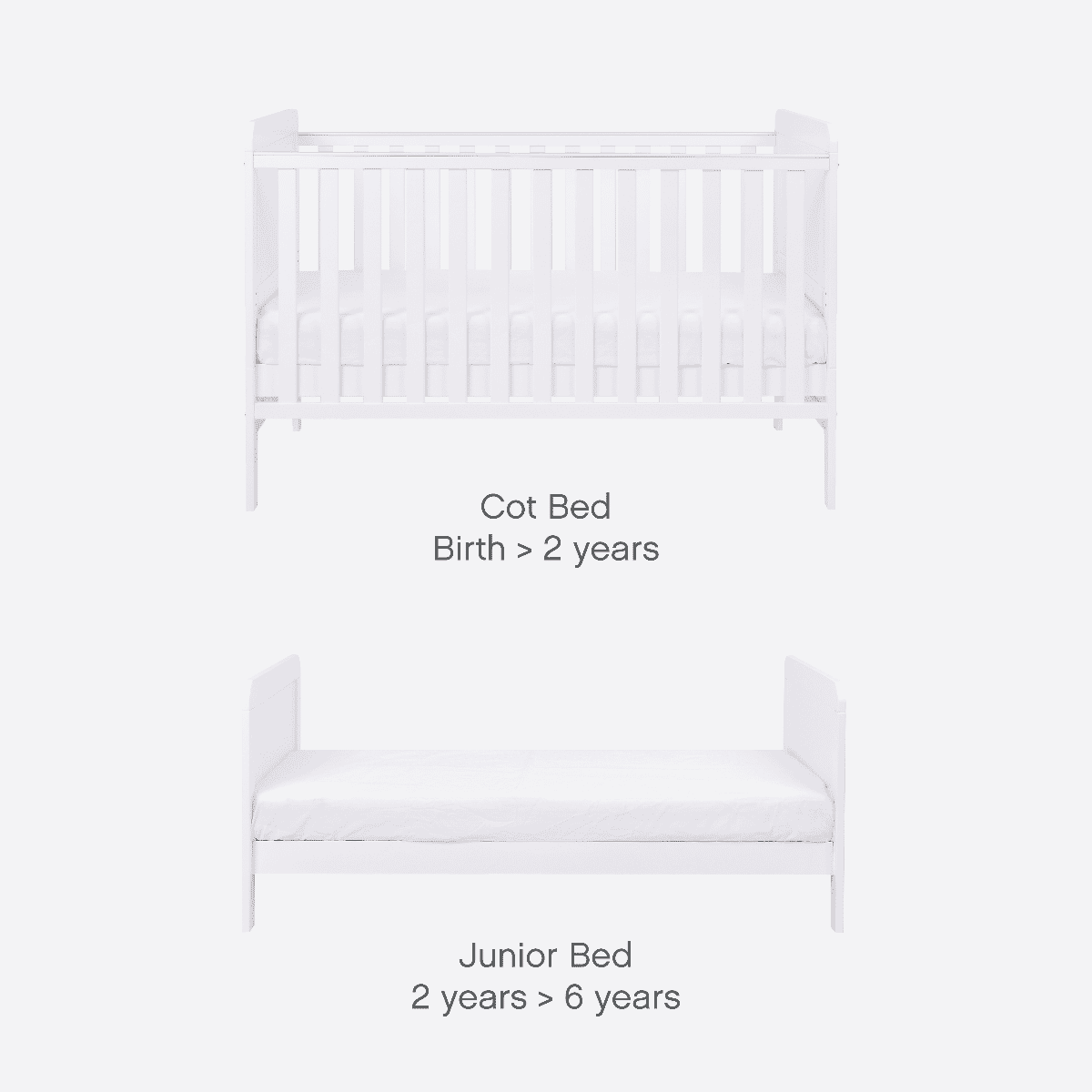Tutti Bambini Rio 2 Piece Room Set - White