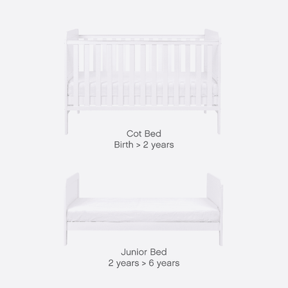 Tutti Bambini Rio 2 Piece Room Set - White