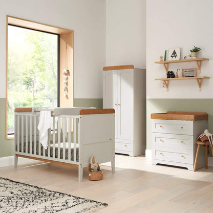 Tutti Bambini Rio 5 Piece Room Set - Dove Grey/Oak