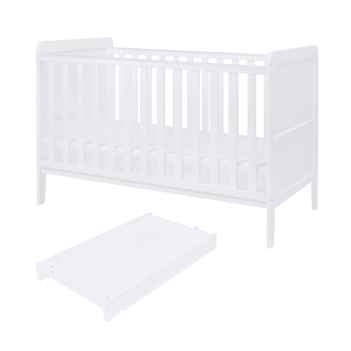 Tutti Bambini Rio 5 Piece Room Set - White