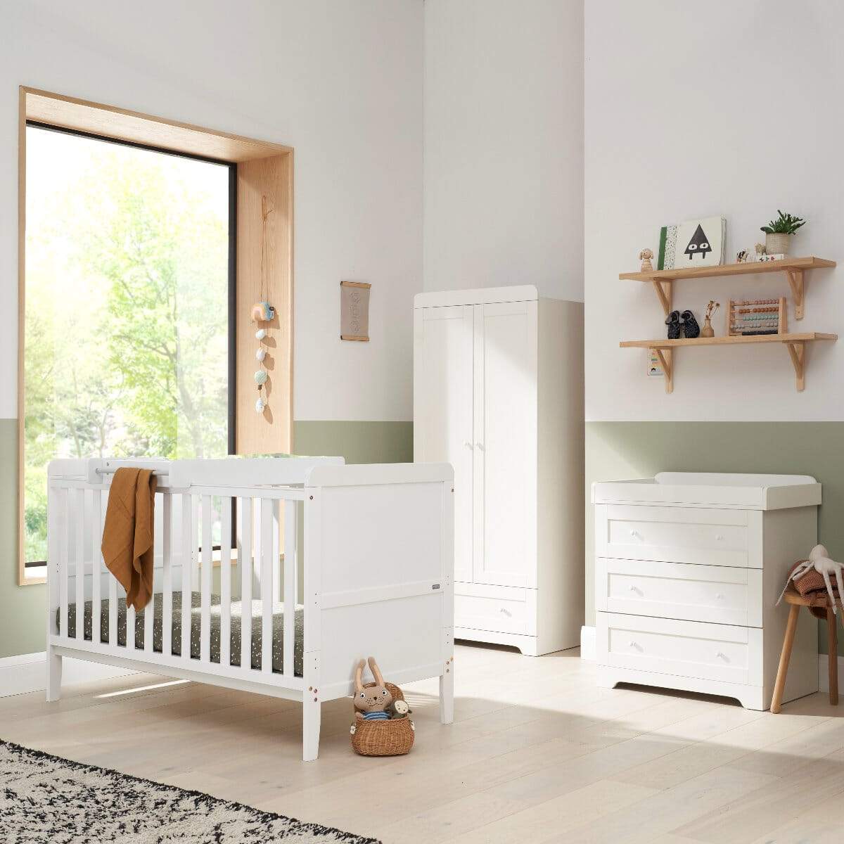 Tutti Bambini Rio 5 Piece Room Set - White