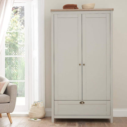 Tutti Bambini Verona 4 Piece Room Set - Dove Grey/Oak