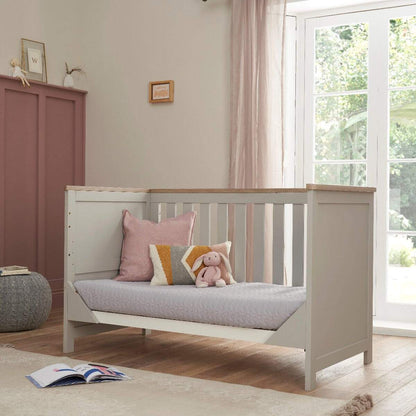 Tutti Bambini Verona 4 Piece Room Set - Dove Grey/Oak