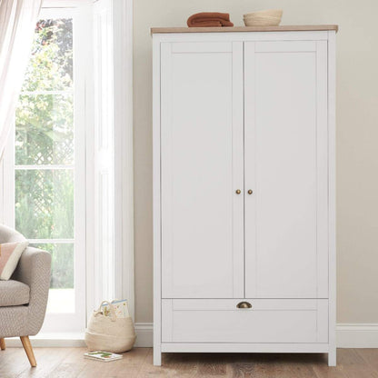 Tutti Bambini Verona 4 Piece Room Set - White/Oak
