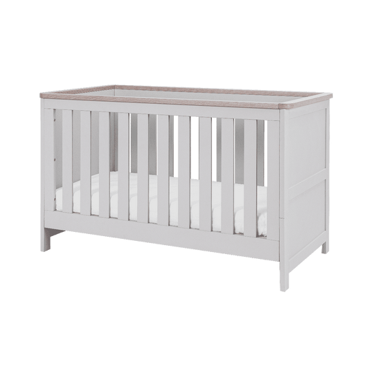 Tutti Bambini Verona Cot Bed - Dove Grey/Oak