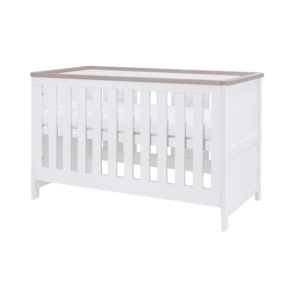 Tutti Bambini Verona Cot Bed - White/Oak