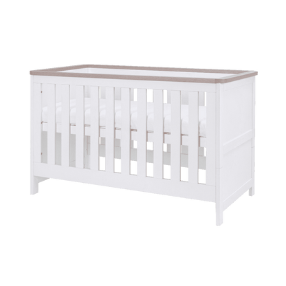 Tutti Bambini Verona Cot Bed - White/Oak