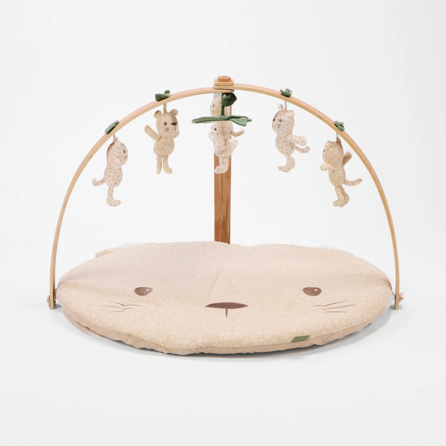 Tutti Bambini Luxury Wood & Muslin Playgym - Love Cats