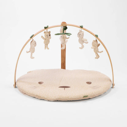 Tutti Bambini Luxury Wood & Muslin Playgym - Love Cats