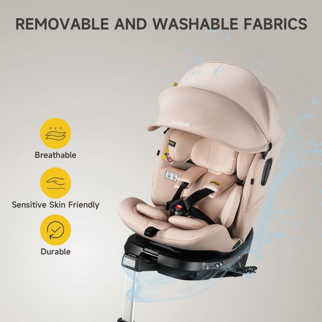 Jovikids Ranger 2 i-Size 360 Rotating Car Seat - Rosewood