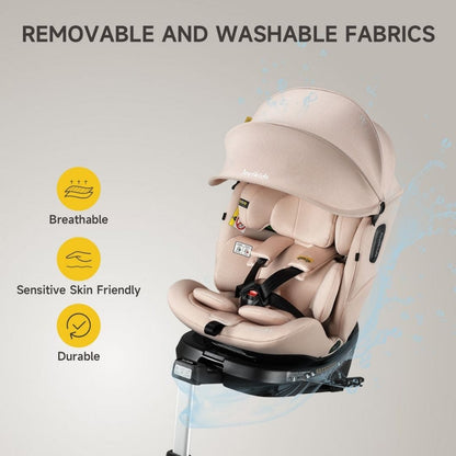 Jovikids Ranger 2 i-Size 360 Rotating Car Seat - Rosewood