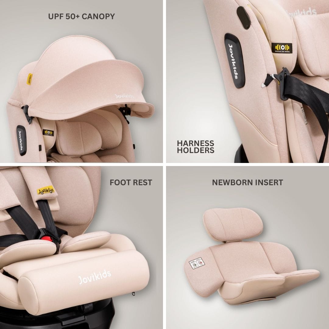Jovikids Ranger 2 i-Size 360 Rotating Car Seat - Rosewood