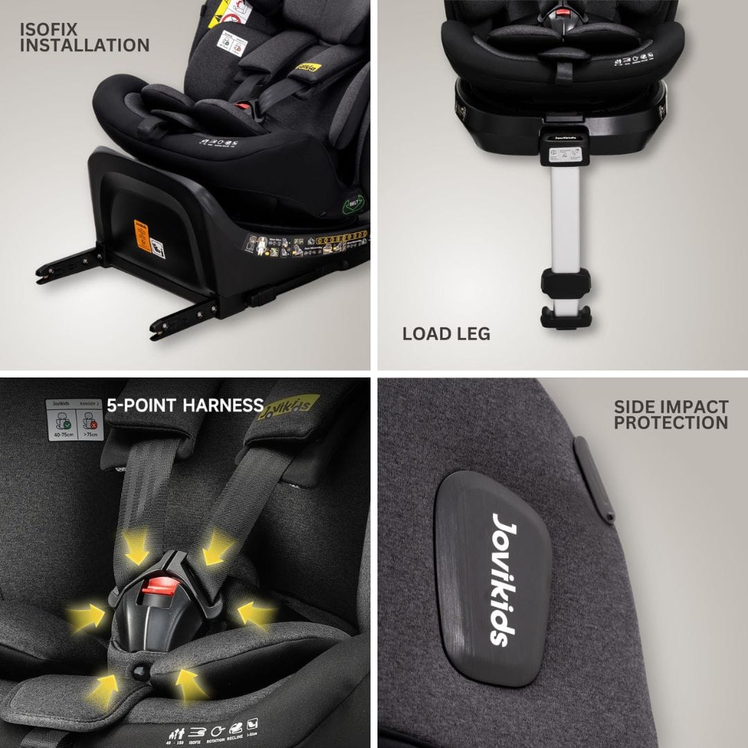 Jovikids Ranger 2 i-Size 360 Rotating Car Seat - Twilight