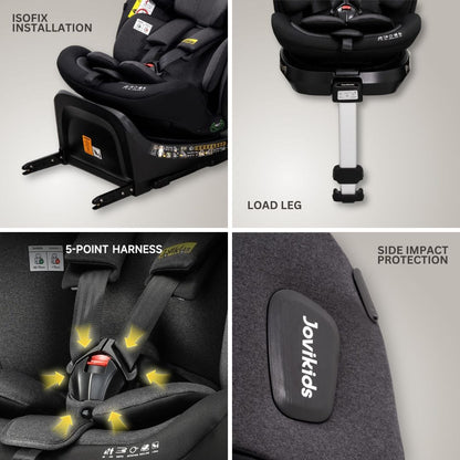 Jovikids Ranger 2 i-Size 360 Rotating Car Seat - Twilight