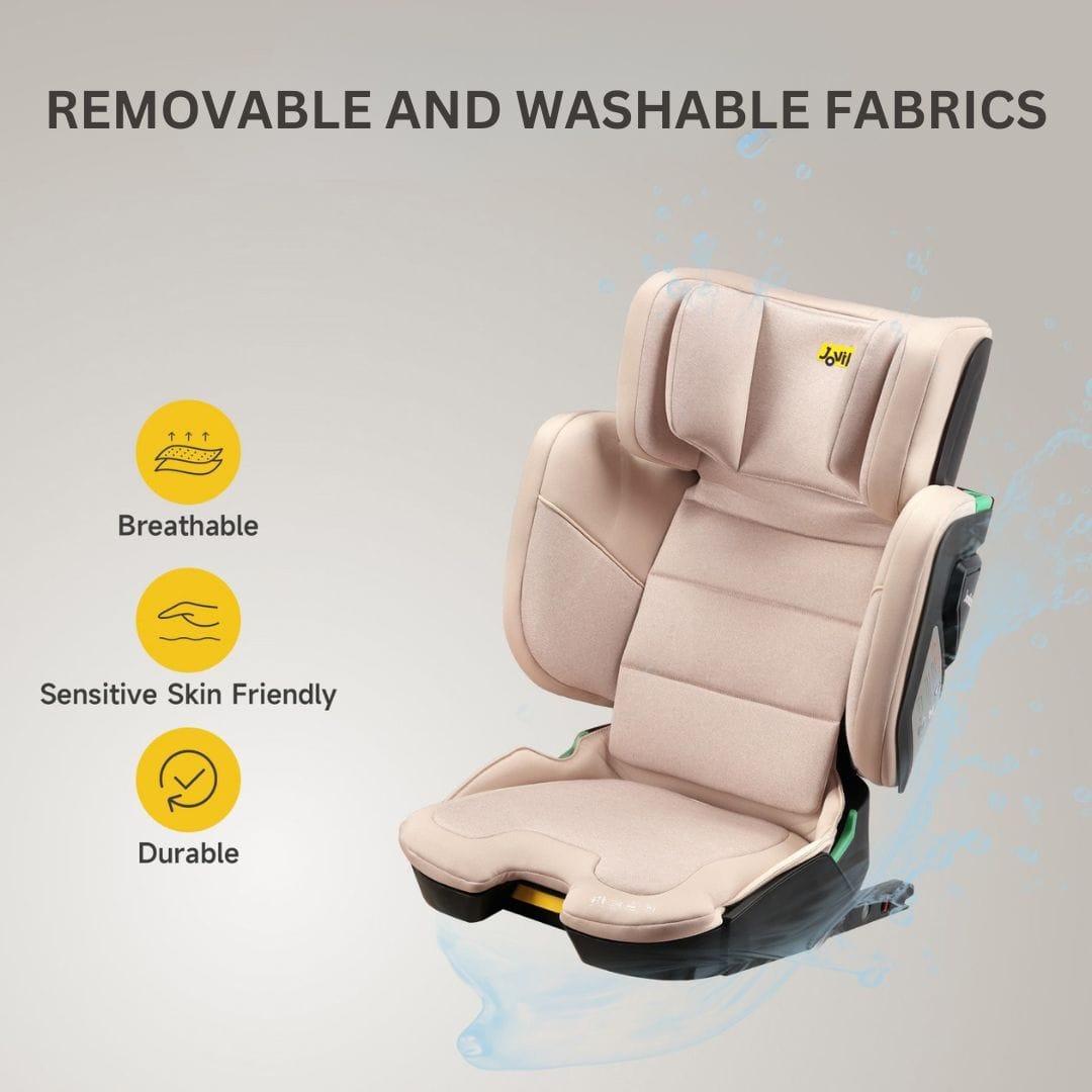 Jovikids Rober+ Folding Highback Booster Seat - Rosewood