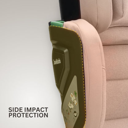 Jovikids Rober+ Folding Highback Booster Seat - Rosewood