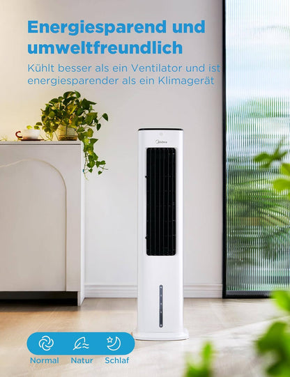 Midea AC100-20ARB 4-in-1 Portable Air Cooler with 5L Water Tank & Remote Control